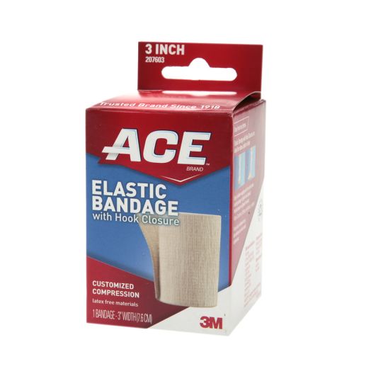 Ace Elastic Bandage with Hook Closure, Model 207603