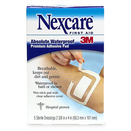 Nexcare Waterproof Transparent Dressing Sterile Adhesive Pads