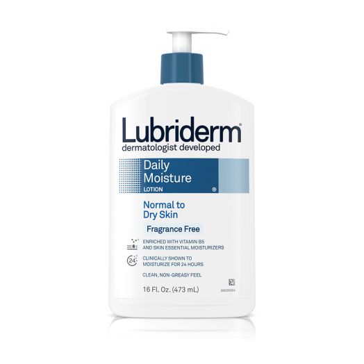 Lubriderm Daily Moisture Fragrance Free Lotion, For Normal to Dry Skin