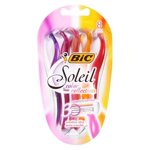 BiC Soleil Color Collection for Women, Disposable Shaver