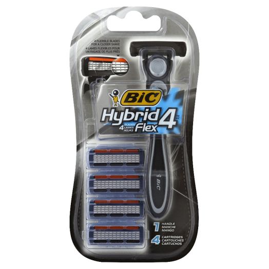 BiC Hybrid 4 Advance For Men, Disposable 4-Blade System