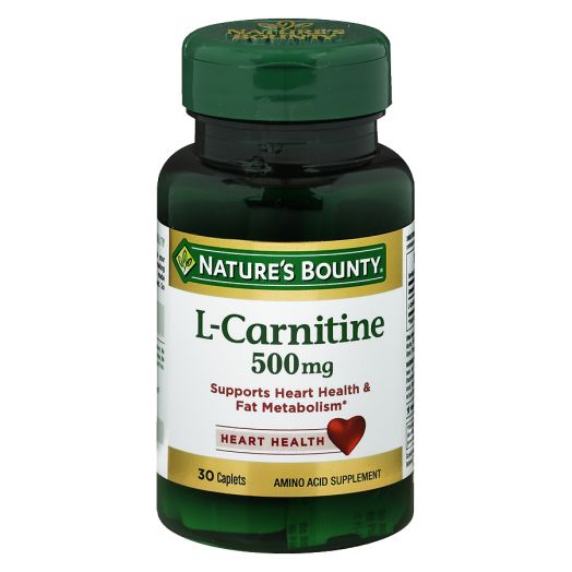 Nature's Bounty L-Carnitine 500 mg Dietary Supplement Tablets
