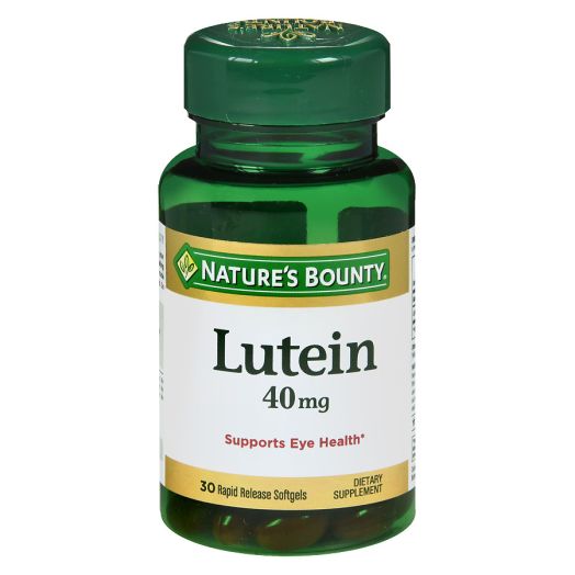 Nature's Bounty Lutein 40 mg Dietary Supplement Softgels