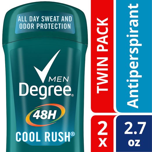 Degree Men Dry Protection Deodorant Cool Rush, Twin Pack