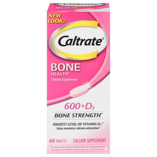 Caltrate 600+D Calcium Supplement Tablets