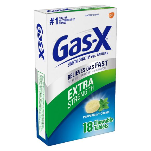 Gas-X Extra Strength Antigas Chewable Tablets Peppermint