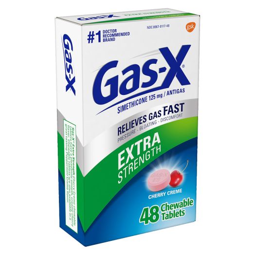 Gas-X Antigas Chewable Tablets, Extra Strength Cherry
