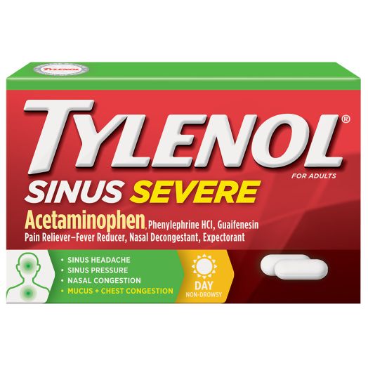 TYLENOL Sinus Congestion & Pain Severe Caplets