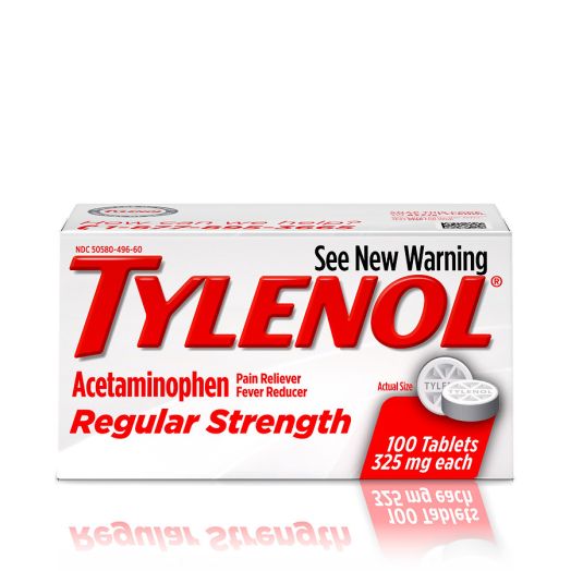 TYLENOL Regular Strength Pain Reliever & Fever Reducer, Tablets