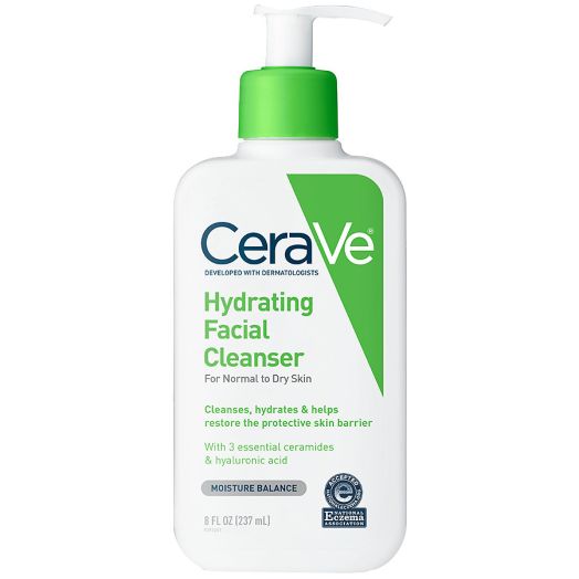CeraVe Hydrating Facial Cleanser for Normal to Dry Skin Fragrance Free
