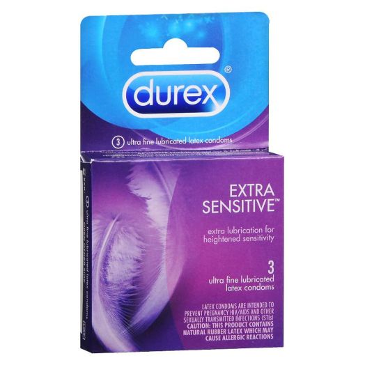 Durex Extra Sensitive Ultra Thin Premium Lubricated Latex Condoms