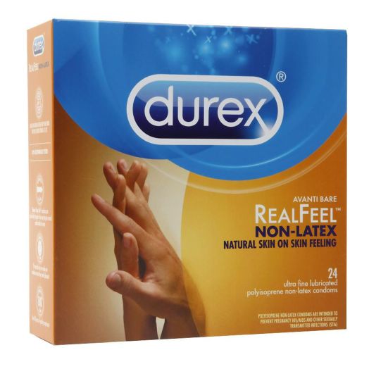 Durex Avanti Bare RealFeel Ultra Fine Lubricated Polyisoprene Non-Latex Condoms