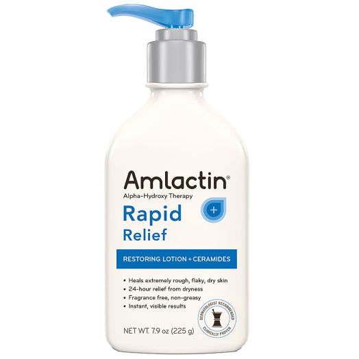 AmLactin Alpha-Hydroxy Therapy Rapid Relief Restoring Lotion + Ceramides Fragrance Free
