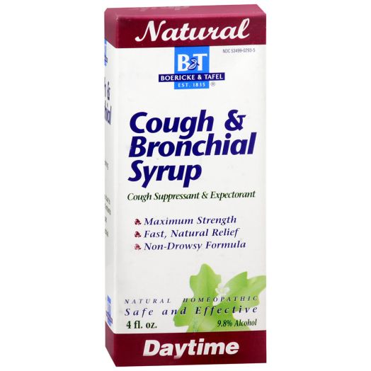 Boericke & Tafel Daytime Cough & Bronchial Syrup Cough Suppressant & Expectorant