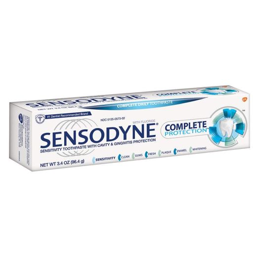 Sensodyne Complete Protection Sensitivity Toothpaste with Cavity & Gingivitis Protection
