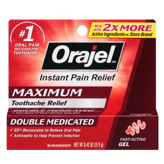 Orajel Instant Toothache Pain Relief Maximum Strength Gel