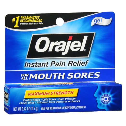 Orajel Oral Pain Reliever Gel for Mouth Sores