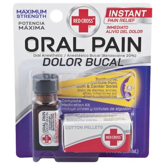 Red Cross Oral Pain Relief Complete Medication Kit