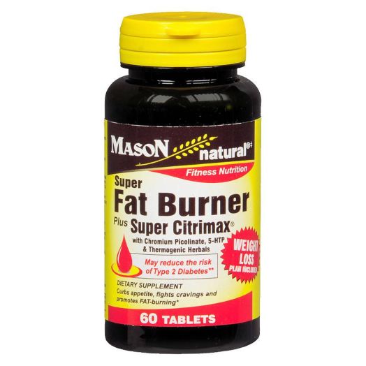 Mason Natural Super Fat Burner Plus Super Citrimax, Tablets