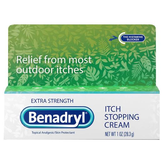 Benadryl Itch Stopping Cream, Extra Strength