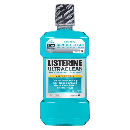Listerine Ultra Clean Ultraclean Cool Mint Antiseptic Mouthwash Mint
