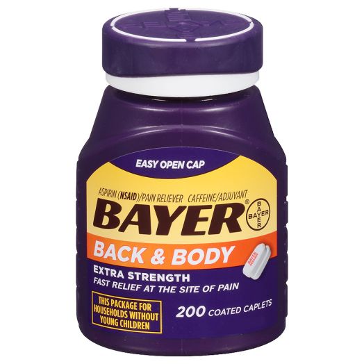 Bayer Back & Body Extra Strength Coated Caplets