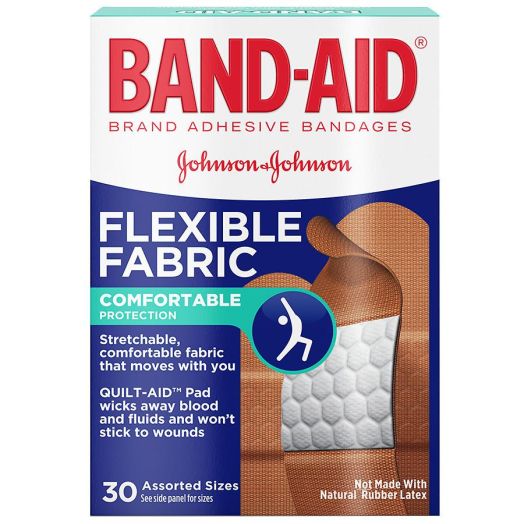 Band-Aid Flexible Fabric Adhesive Bandages Assorted