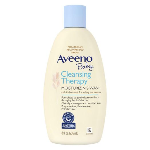 Aveeno Baby Cleansing Therapy Moisturizing Wash Fragrance Free