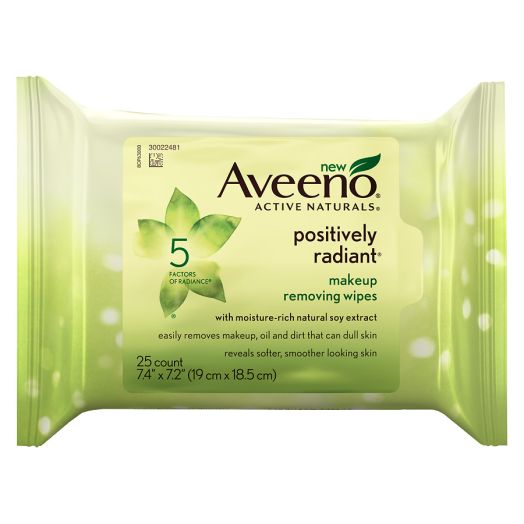 Aveeno Active Naturals Positively Radiant Makeup Removing Wipes