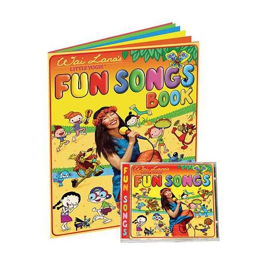 Wai Lana Little Yogis Fun Songs CD & Lyrics Book