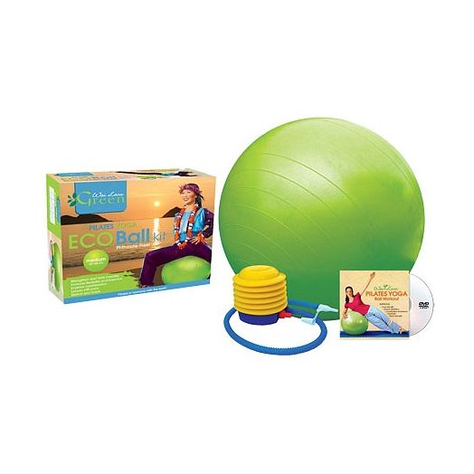 Wai Lana Pilates Yoga Eco Ball Kit with DVD