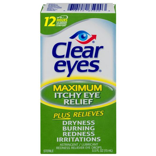 Clear eyes Maximum Itchy Eye Relief Eye Drops