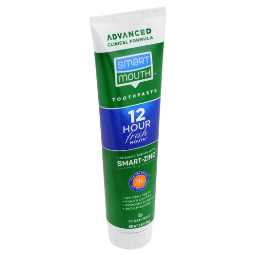 SmartMouth Advanced Clinical Formula 12 Hour Fresh Mouth Toothpaste with Fluoride Clean Mint