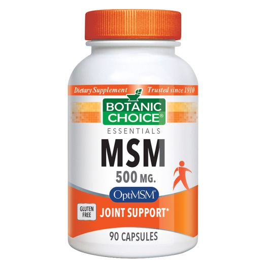 Botanic Choice MSM 500 mg Dietary Supplement Capsules