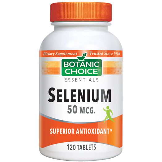 Botanic Choice Selenium 50 mcg Dietary Supplement Tablets