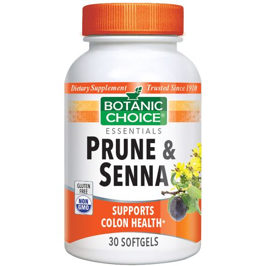 Botanic Choice Prune & Senna Dietary Supplement Softgels