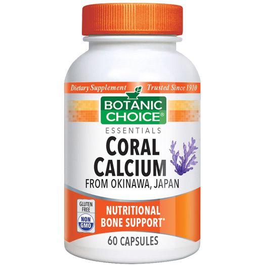 Botanic Choice Coral Calcium Dietary Supplement Capsules