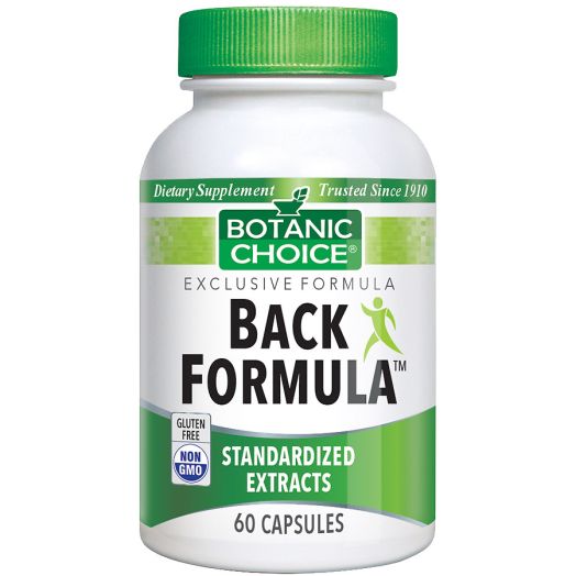 Botanic Choice Back Formula Dietary Supplement Capsules