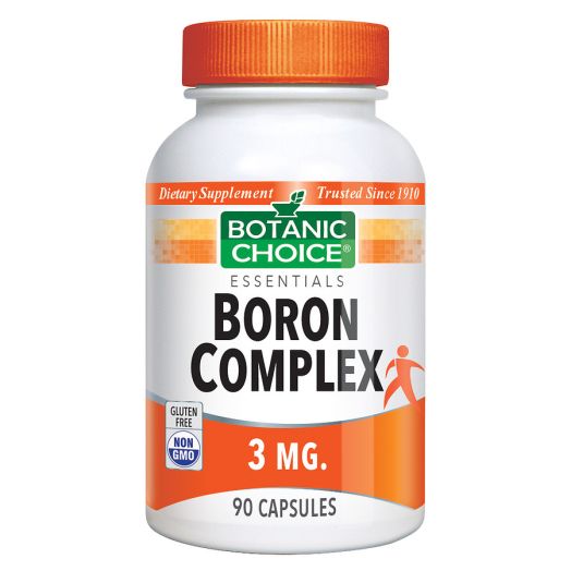 Botanic Choice Boron Complex 3 mg Dietary Supplement Capsules