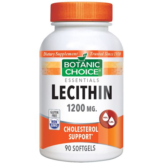 Botanic Choice Lecithin 1200 mg Dietary Supplement Softgels