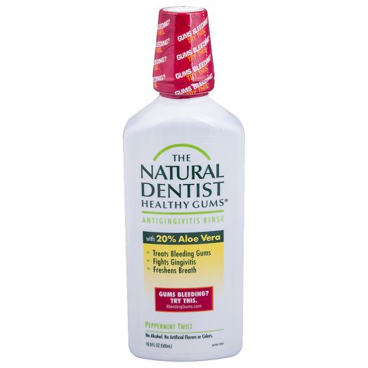 The Natural Dentist Healthy Gums Antigingivitis Rinse Peppermint Twist, Peppermint Twist
