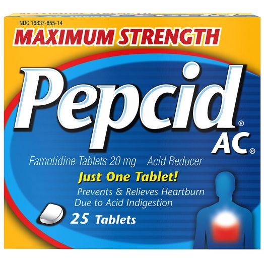 Pepcid AC Acid Reducer Tablets Maximum Strength