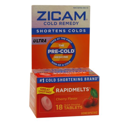 Zicam Ultra Cold Remedy RapidMelts Quick Dissolve Tablets Cherry