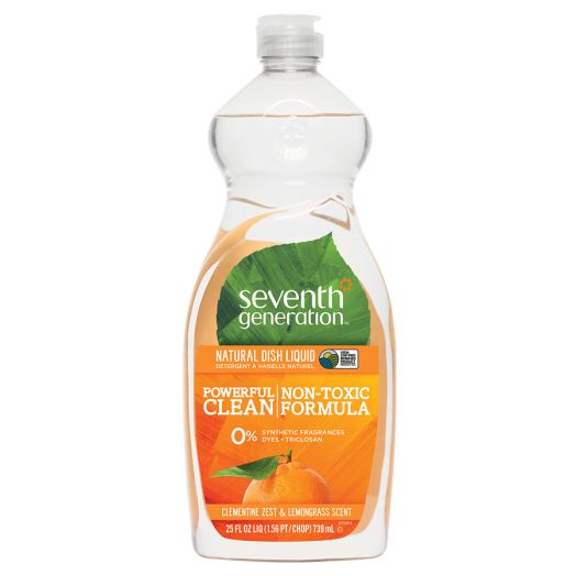 Seventh Generation Natural Dish Liquid Clementine Zest & Lemongrass