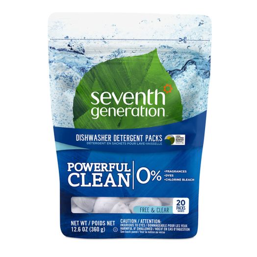 Seventh Generation Automatic Dishwasher Detergent Pacs Free & Clear