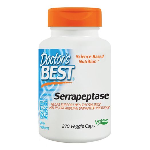 Doctor's Best Serrapeptase, 270 Veggie Caps