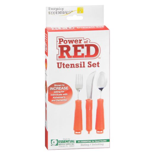 Essential Medical Power of Red Utensil Set