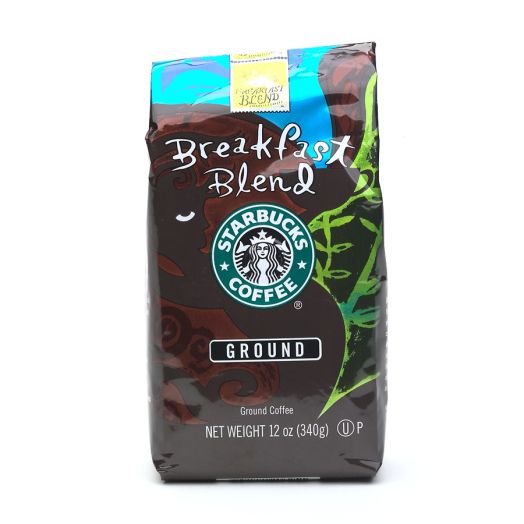 Starbucks Medium Roast, Breakfast Blend, Ground