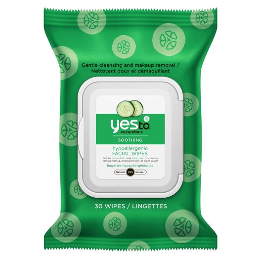 Yes to Cucumbers Soothing Hypoallergenic Facial Towelettes