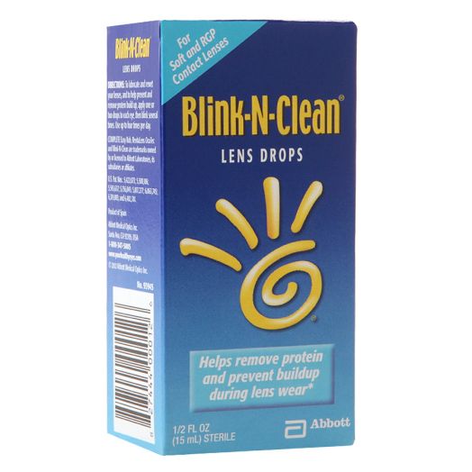 Complete by AMO Blink-N-Clean Lens Drops For Soft Contact Lenses (Packaging May Vary)